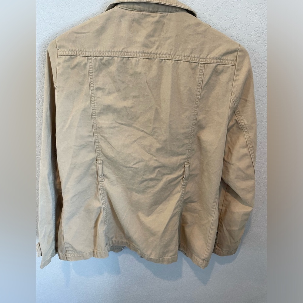Forever 21 Tan Cargo Utility Jacket Women’s Size Small - Picture 9 of 10